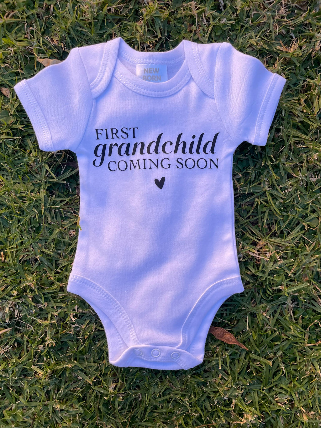 Short-sleeve baby grow