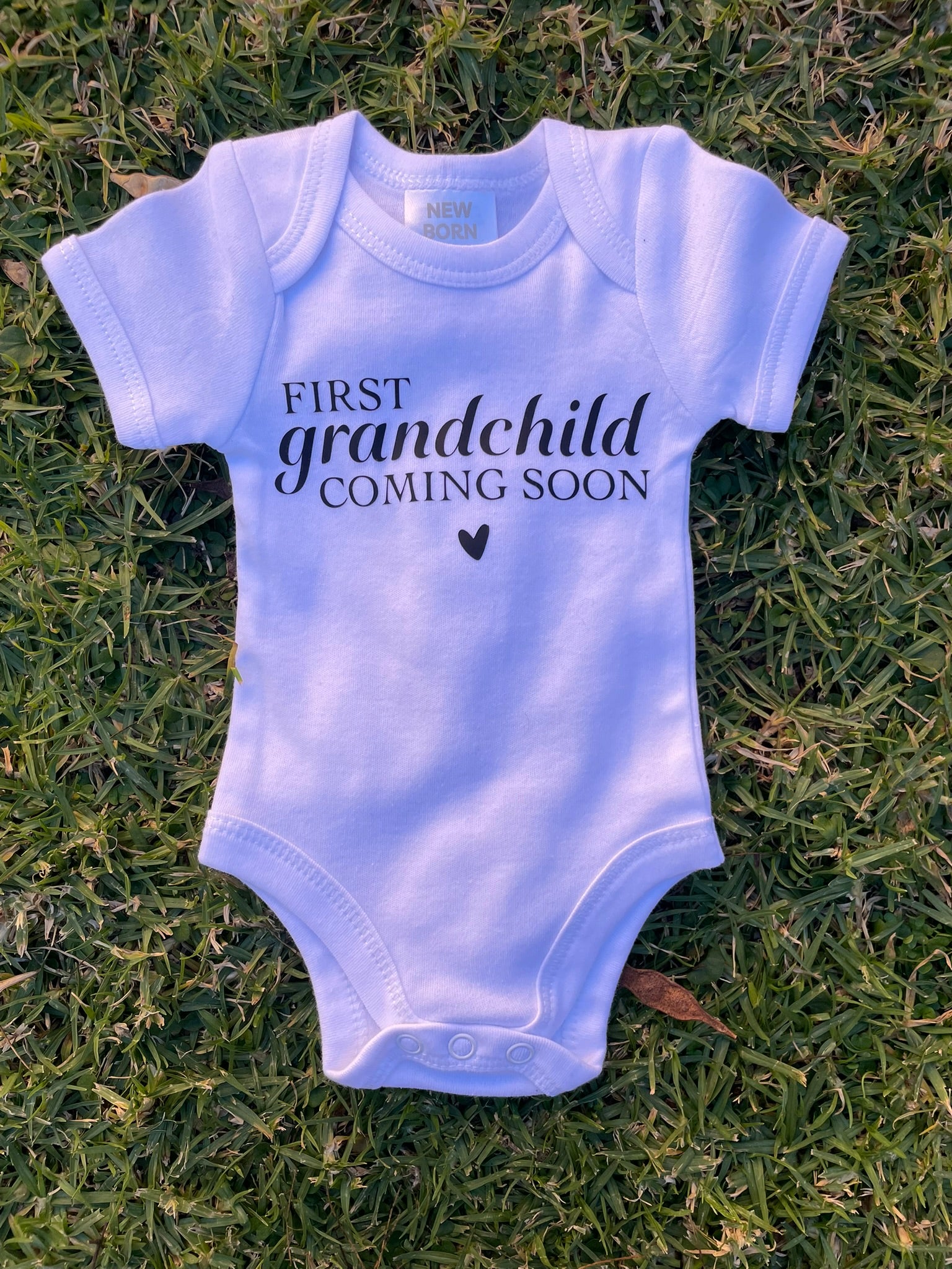 Short-sleeve baby grow