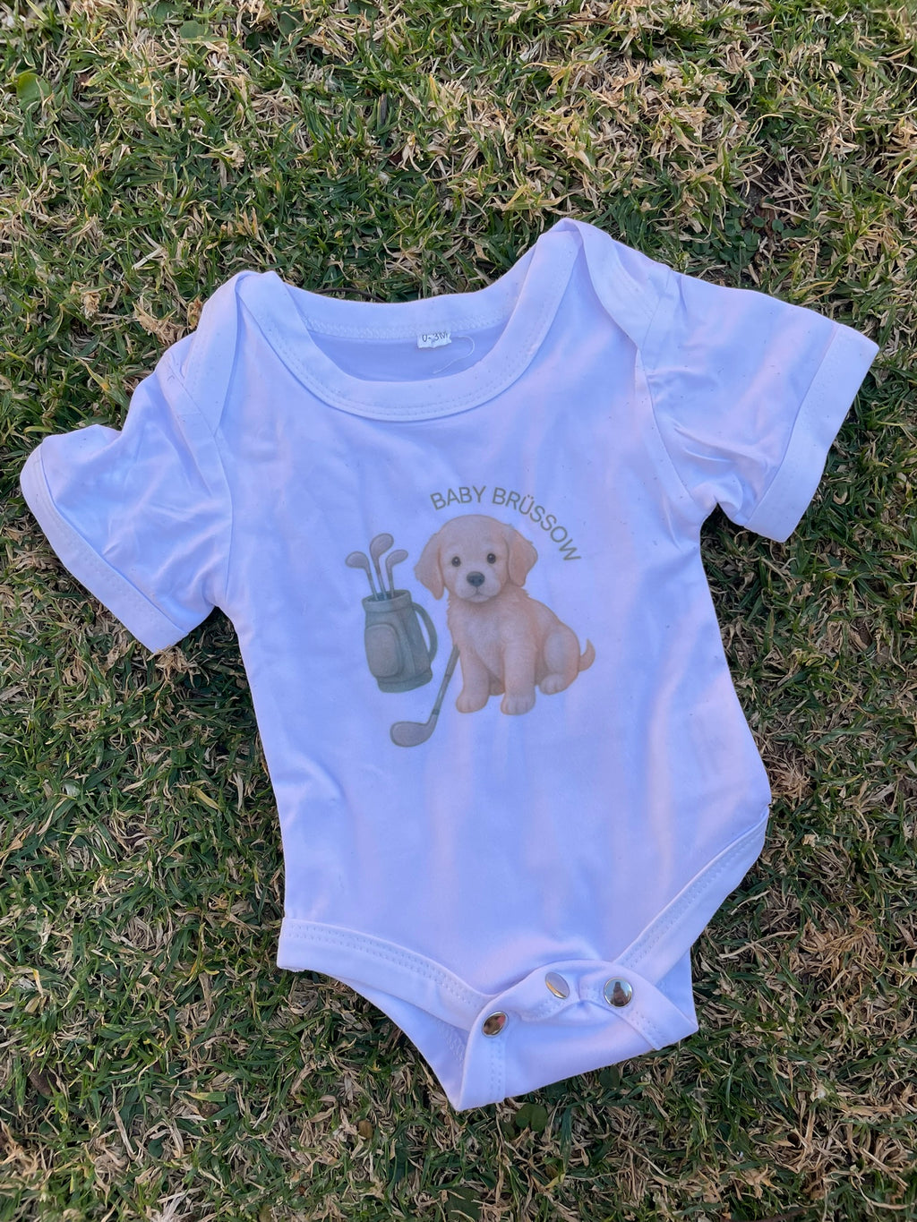 Short-sleeve baby grow