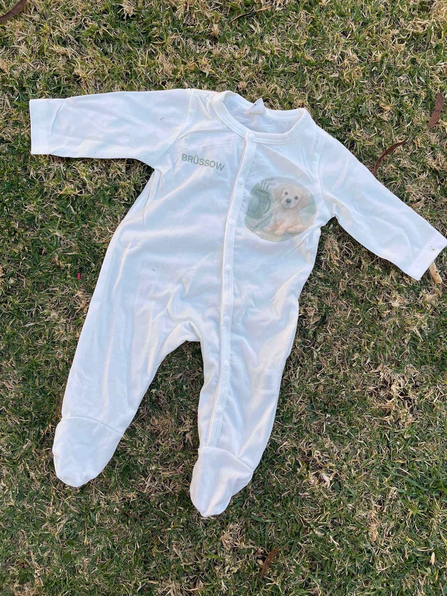 Long-Sleeve Footy Baby Grow